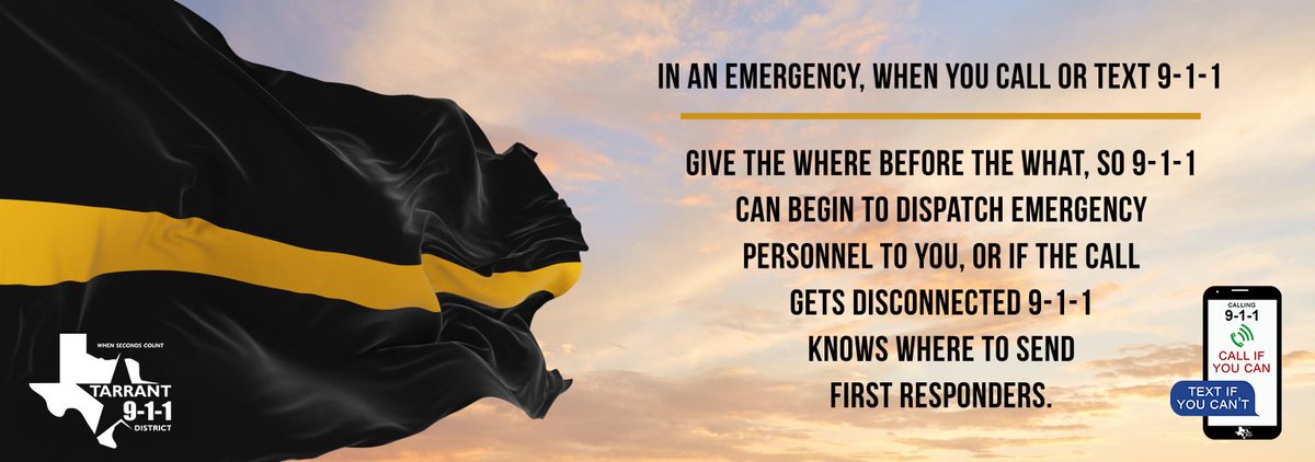 tarrant911dist's tweet image. #911Education #tarrantcounty #911dispatcher #PublicSafety