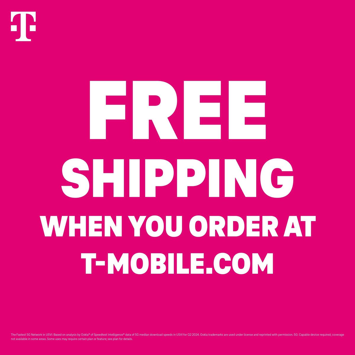 New &amp; existing customer, get the new iPhone 16 Pro ON US. Plus enjoy the freedom of upgrading every year with Go5G Next

Order or buy online at t-mobile.com and receive free shipping in the largest and fastest 5G network in USVI!