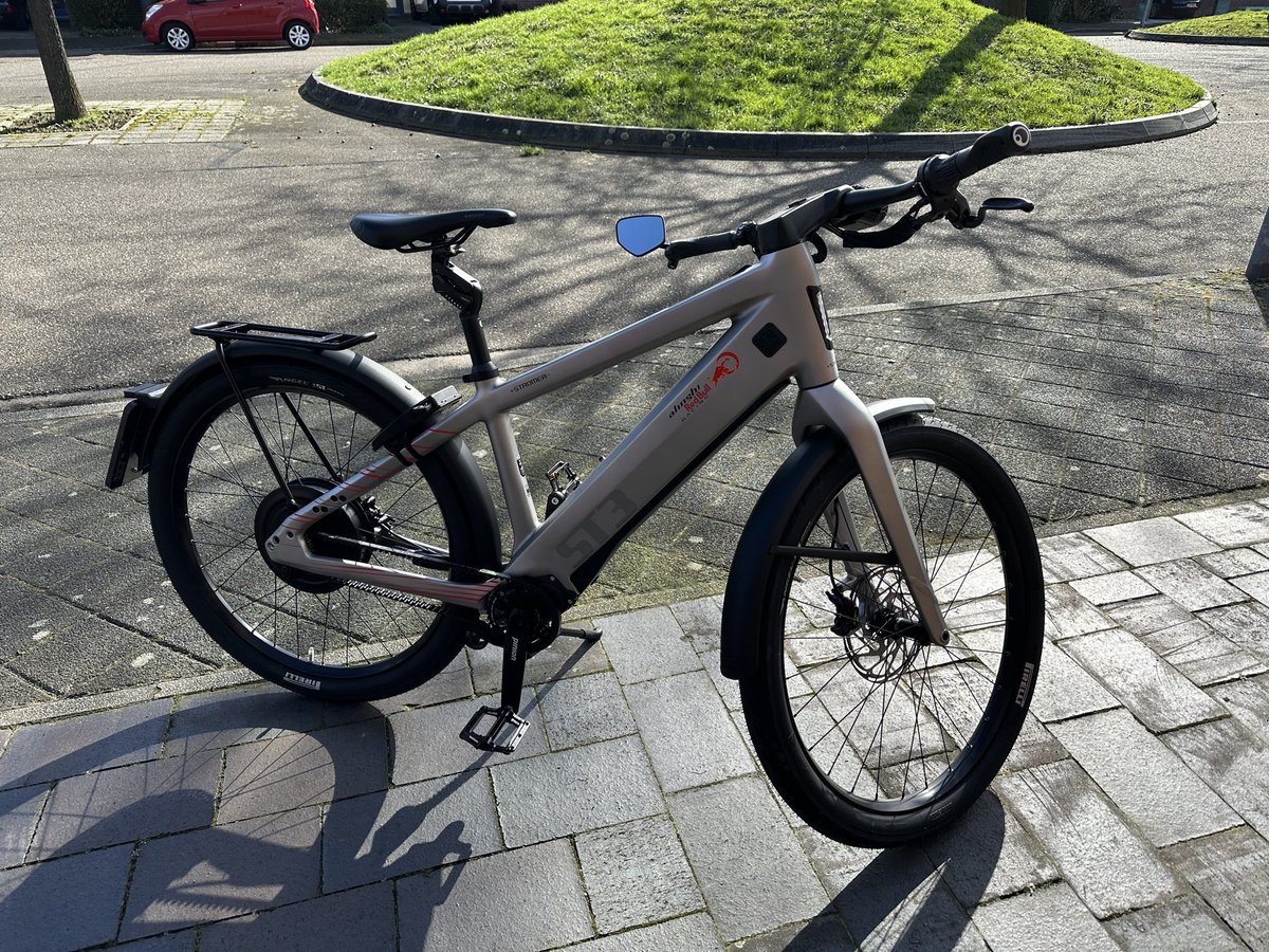 mariskArt's tweet photo. Zo. Het is echt heerlijk fietsweer zeg. Rondje op de kamikazefiets gecombineerd met het scoren van wat pompoenen…..ideaal! #stromerST3 https://t.co/CYdgAIkCK3