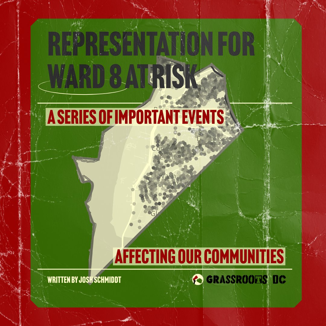 Grassroots_DC's tweet photo. Councilmember Trayon White's bribery charges have sparked concern for residents in Ward 8 and the council's response has many wondering if they will be left without proper representation.  Read full article online at https://t.co/YrWQkzH2PE. Link in bio.

#dc #trayon #dccouncil https://t.co/owX6HTH8F3