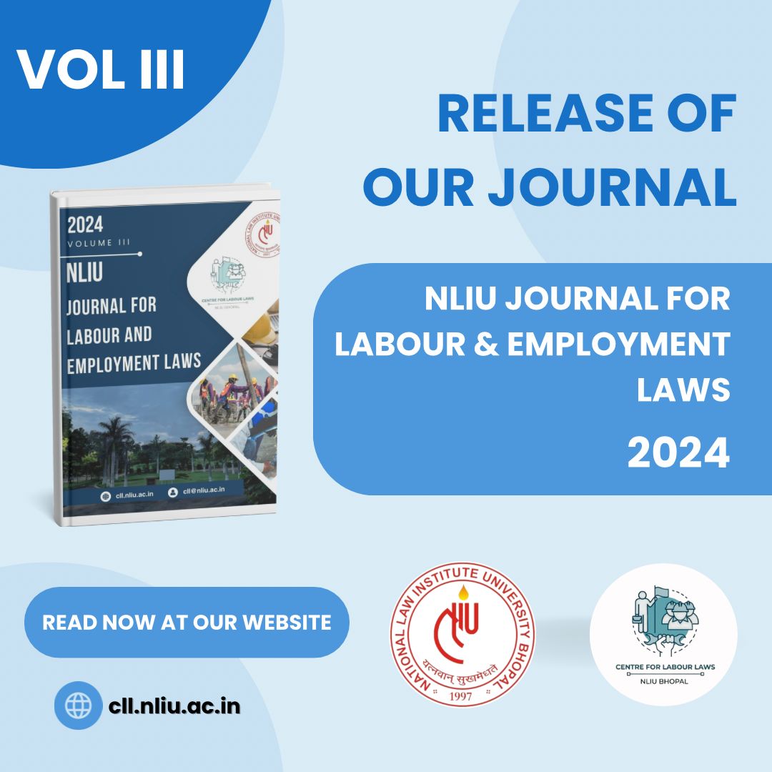 Centre for Labour Laws, NLIU tweet media