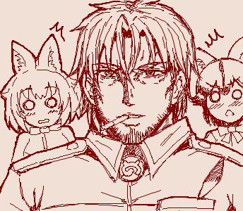 #けもフレ3
太眉隊長さん成長概念 