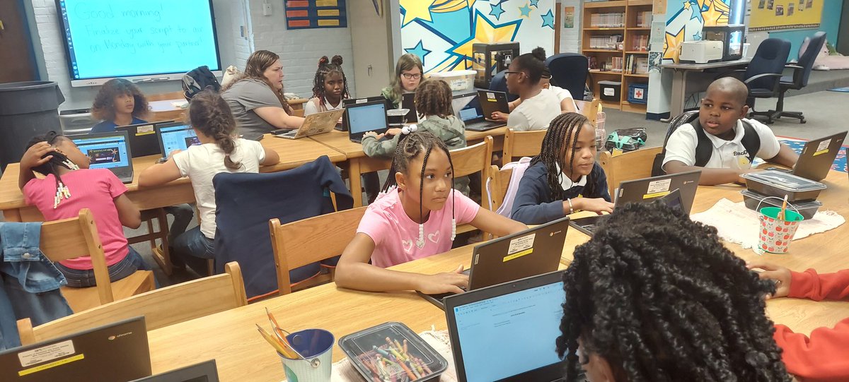 Arianna Trickey (@ms_trickey) on Twitter photo This year at <a href="/BoeSrva/">BOESrva</a>, we're debuting "The Rising Star," a student morning news program with 4th & 5th Grade. Students have been hard at work researching, writing scripts, and designing graphics in <a href="/AdobeExpress/">Adobe Express</a> during training! #AdobeEduCreative <a href="/AdobeForEdu/">Adobe For Education</a> This year at <a href="/BoeSrva/">BOESrva</a>, we're debuting "The Rising Star," a student morning news program with 4th & 5th Grade. Students have been hard at work researching, writing scripts, and designing graphics in <a href="/AdobeExpress/">Adobe Express</a> during training! #AdobeEduCreative <a href="/AdobeForEdu/">Adobe For Education</a>