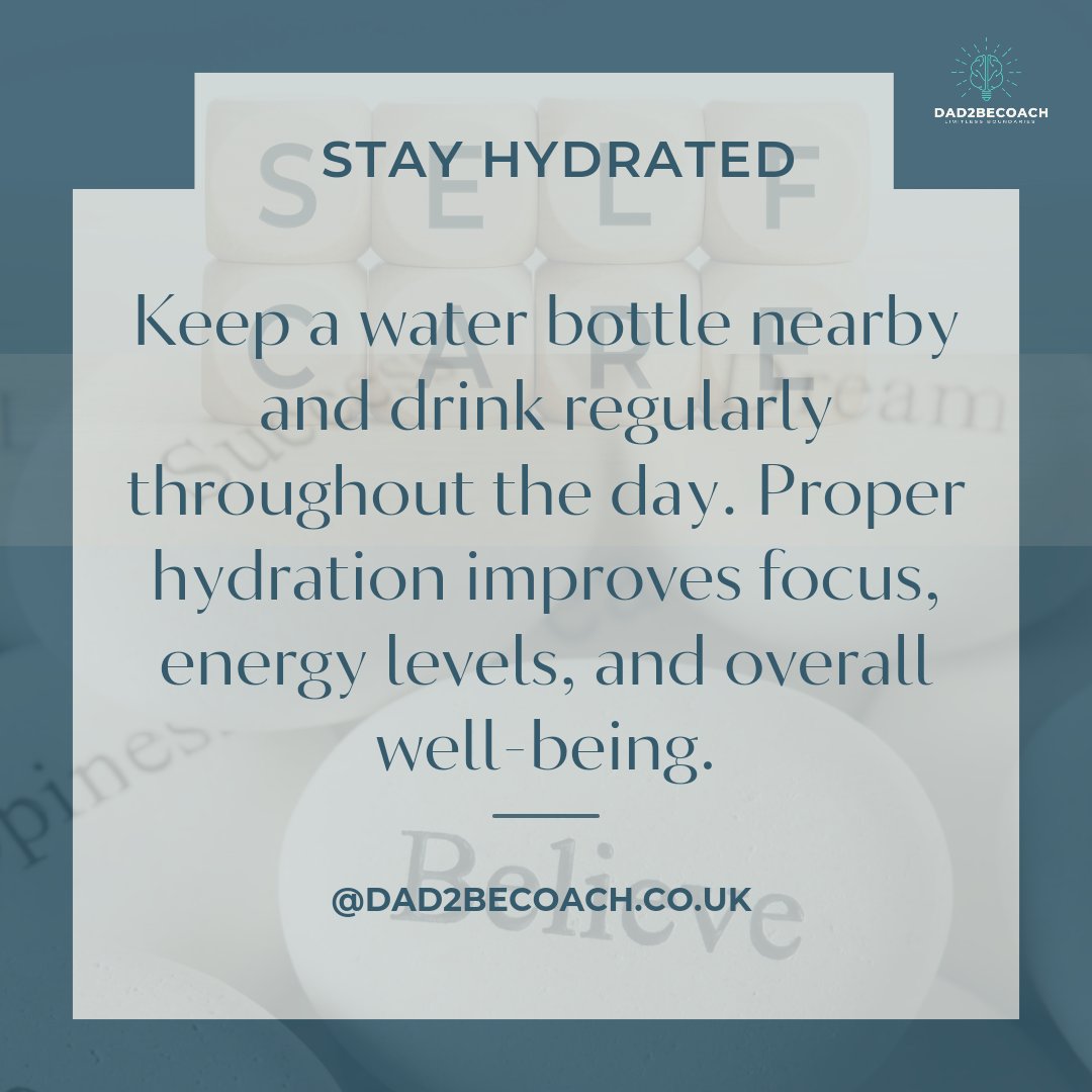 dad2becoach's tweet photo. Busy days, late nights, and everything in between—don’t forget to hydrate! 💧 Staying sharp at work and present at home starts with the basics. Grab that water bottle and power up! #WorkingDads #StayHydrated #HealthyHabits #DadLife https://t.co/DJcZQOwMvW