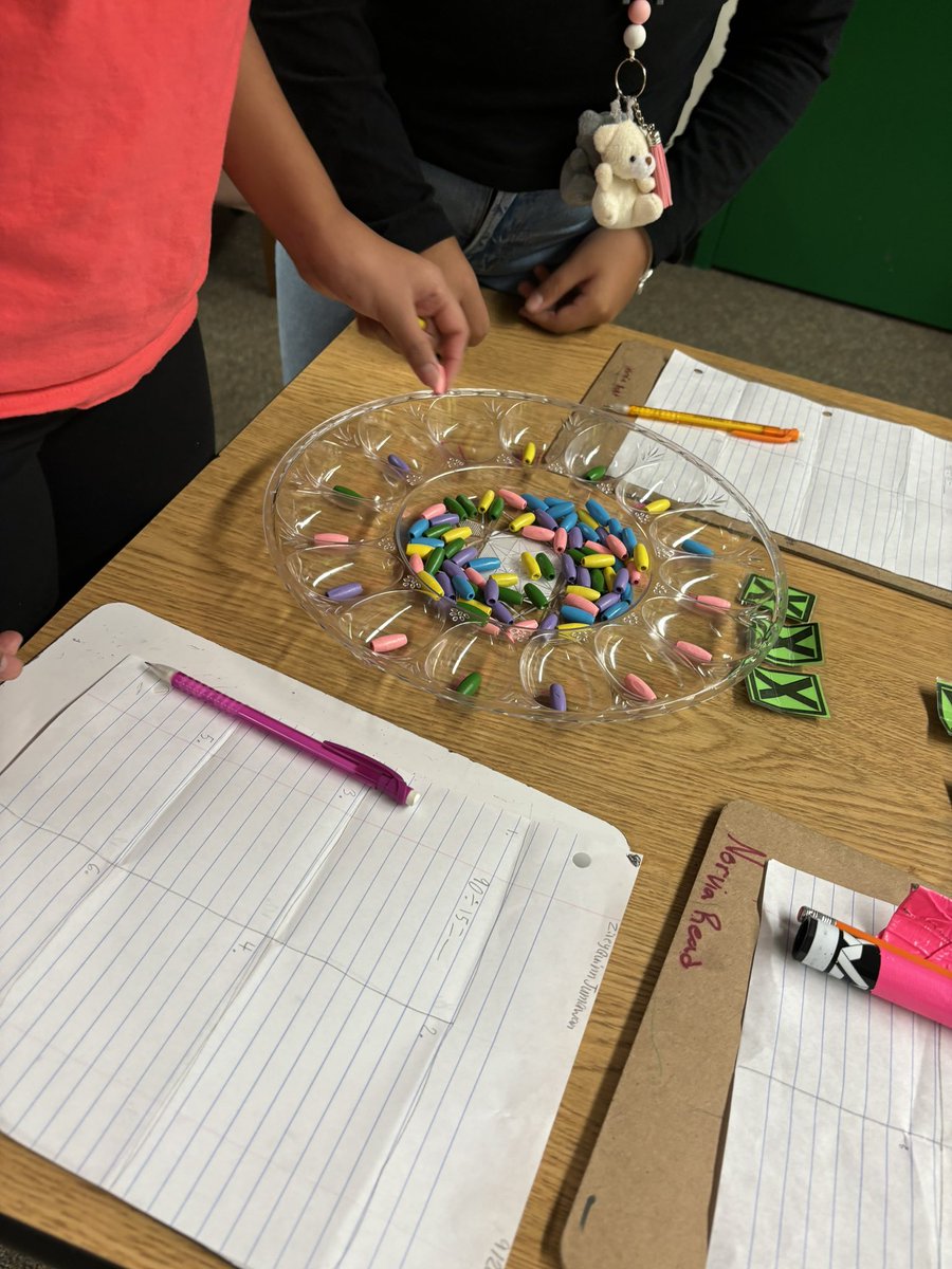 ReadTeaches's tweet image. Exploring division and fact families. @HumbleElemMath @HumbleISD_TE