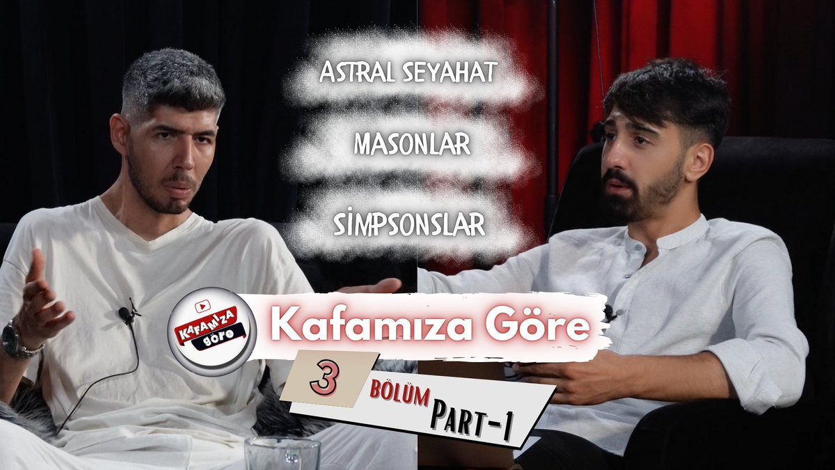 Fazliozbekk's tweet photo. Kafamıza Göre 3.Bölüm (Part-1) (Kafamıza Göre) YouTube kanalımızda saat 22:00'de Yayında. #kafamızagöre #sorucevap #sohbetprogramı #mason #dikkatçekici #gizli #şaşırtıcı #önemli #dünya #illuminati #simpsons #astralseyahat #youtube #eğlence #mimproduction #jestyapim #anasayfa https://t.co/TeKMfqCuA0