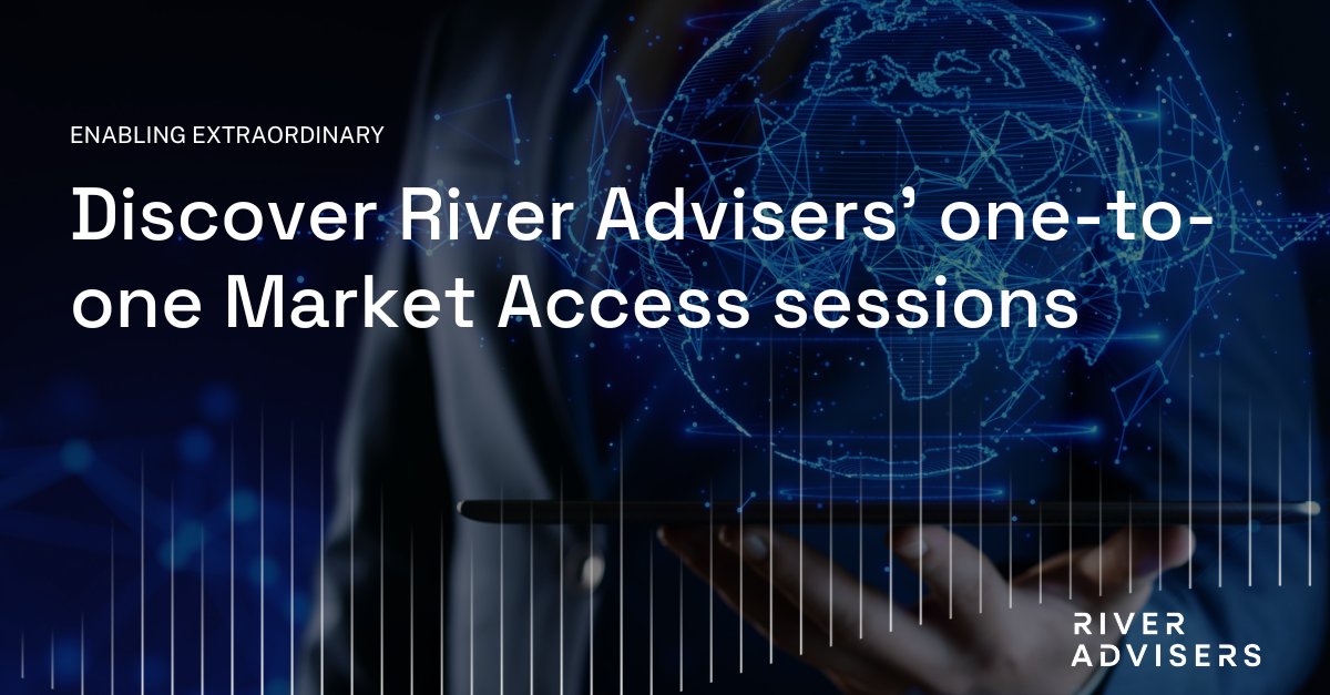 River Advisers (@riveradvisers) on Twitter photo River Advisers is offering, one-to-one virtual walk-through sessions, to enhance your understanding of market access, and how to best plan ahead and avoid common pitfalls.
Ready to get started? Contact us at info@riveradvisers.com to book your dedicated session today! River Advisers is offering, one-to-one virtual walk-through sessions, to enhance your understanding of market access, and how to best plan ahead and avoid common pitfalls.
Ready to get started? Contact us at info@riveradvisers.com to book your dedicated session today!