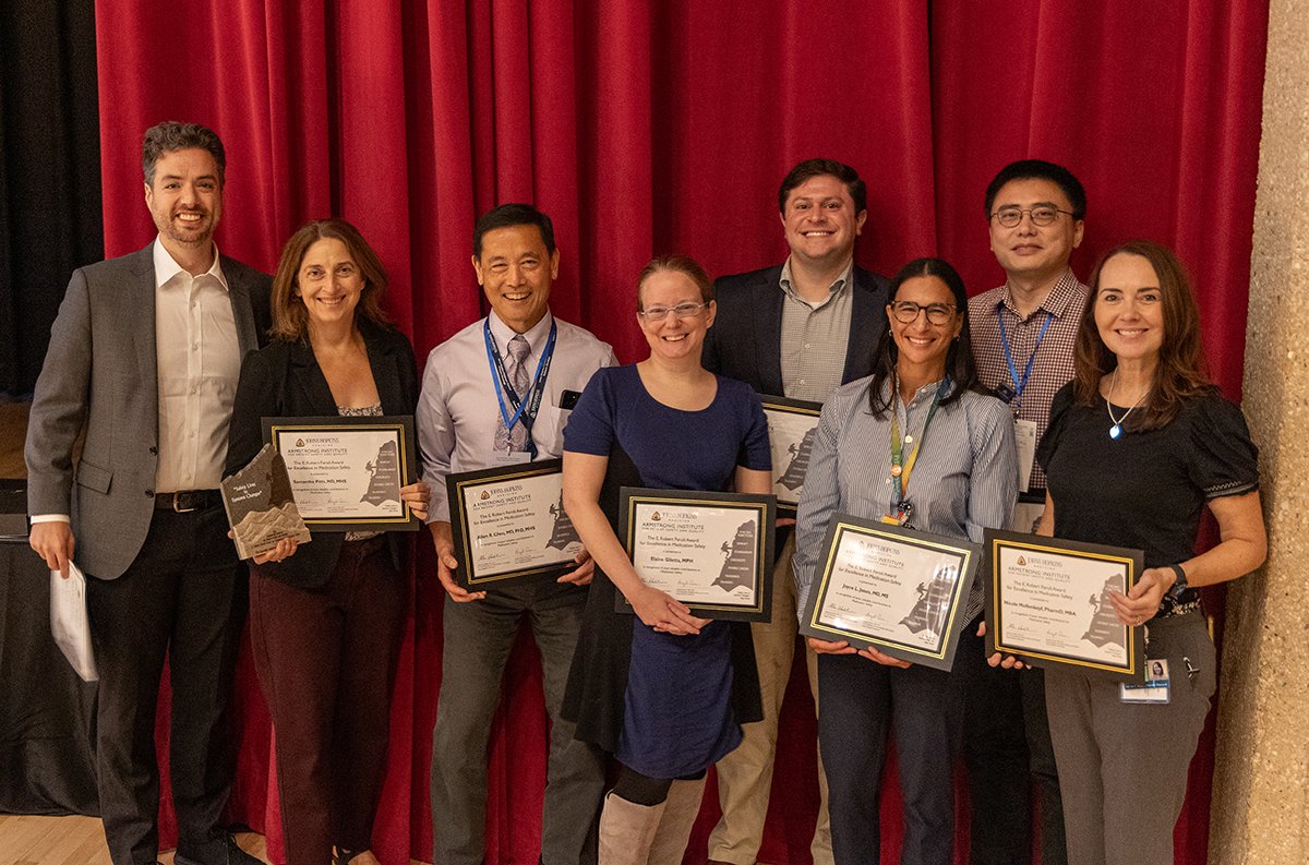 Johns Hopkins Department of Medicine (@johnshopkinsdom) on Twitter photo Congrats to Dr. Samantha Pitts and the CancelRx Implementation and Evaluation Team for winning the E. Robert Feroli Award for Excellence in Medication Safety from the <a href="/JHM_Armstrong/">Armstrong Institute</a> <a href="/HopkinsMedicine/">Johns Hopkins Medicine</a> <a href="/HopkinsMedNews/">Hopkins Med News</a> Congrats to Dr. Samantha Pitts and the CancelRx Implementation and Evaluation Team for winning the E. Robert Feroli Award for Excellence in Medication Safety from the <a href="/JHM_Armstrong/">Armstrong Institute</a> <a href="/HopkinsMedicine/">Johns Hopkins Medicine</a> <a href="/HopkinsMedNews/">Hopkins Med News</a>