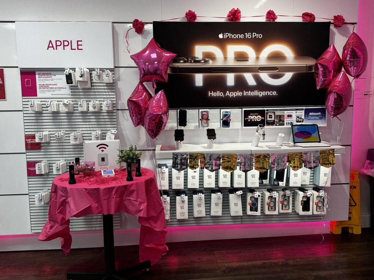 Come see us today at your local T-Mobile Store over at Fordham and Jerome to get your iPhone 16! 🤍💖 Just look at how cute our display is ! 
* pssst its even cuter in person 🤫 *  

<a href="/ScottInDaBronx/">Scott H</a> <a href="/DesireLebron/">Desire Lebron</a>  <a href="/realkenmaira/">ken maira</a> 🫶🏽
