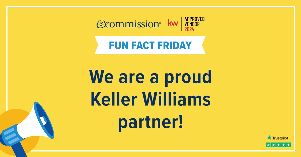 eCommission's tweet image. We're a proud Keller Williams approved vendor! 

Learn more here: ecommission.com/keller-williams