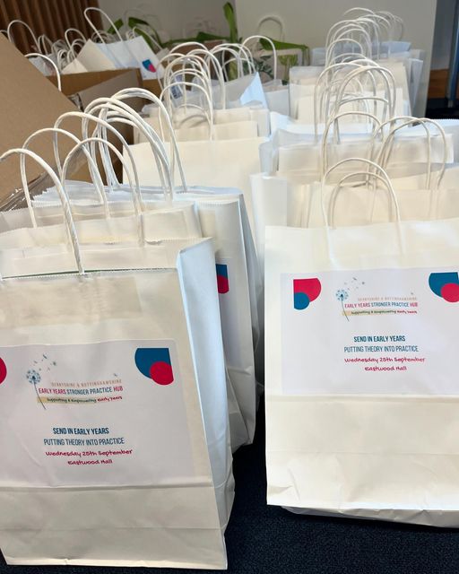 Derbys & Notts Stronger Practice Early Years Hub (@dneyhub) on Twitter photo We are busy preparing for over 100 delegates at our #SEND in Early Years conference at Eastwood Hall next week.
An absolute sell out, we can’t wait to meet and share with you all. Delighted to also have inputs from <a href="/dingley/">Dingley's Promise</a>, Contact and local experts. #earlyyears We are busy preparing for over 100 delegates at our #SEND in Early Years conference at Eastwood Hall next week.
An absolute sell out, we can’t wait to meet and share with you all. Delighted to also have inputs from <a href="/dingley/">Dingley's Promise</a>, Contact and local experts. #earlyyears