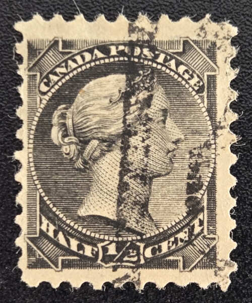 AllNations1949's tweet photo. Canada #U-34-V Fine Used 1888/97 1/2c SQ Precancel $150 Lot 32 in our auction Saturday 21st September 2024 #1/2cSQ #CanadaStamps #Precancel #SmallQueens
https://t.co/mCp6vIA621 https://t.co/Xa42kwaDXq