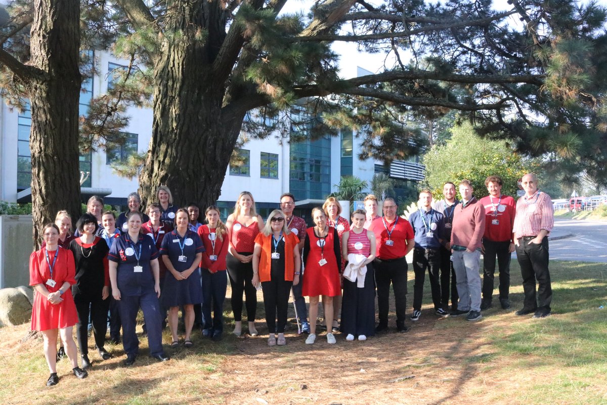 #Red4Research has brought together staff supporting and undertaking research at our hospital today. We celebrated our incredible research teams and RCHT colleagues who work closely together to deliver life-changing research right here in Cornwall.
