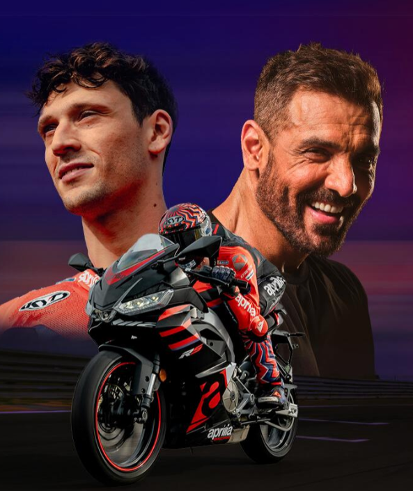 JohnAbraham_On's tweet photo. #JohnAbraham for @ApriliaIndia 
#BeARacer https://t.co/X8vxTvxnuF