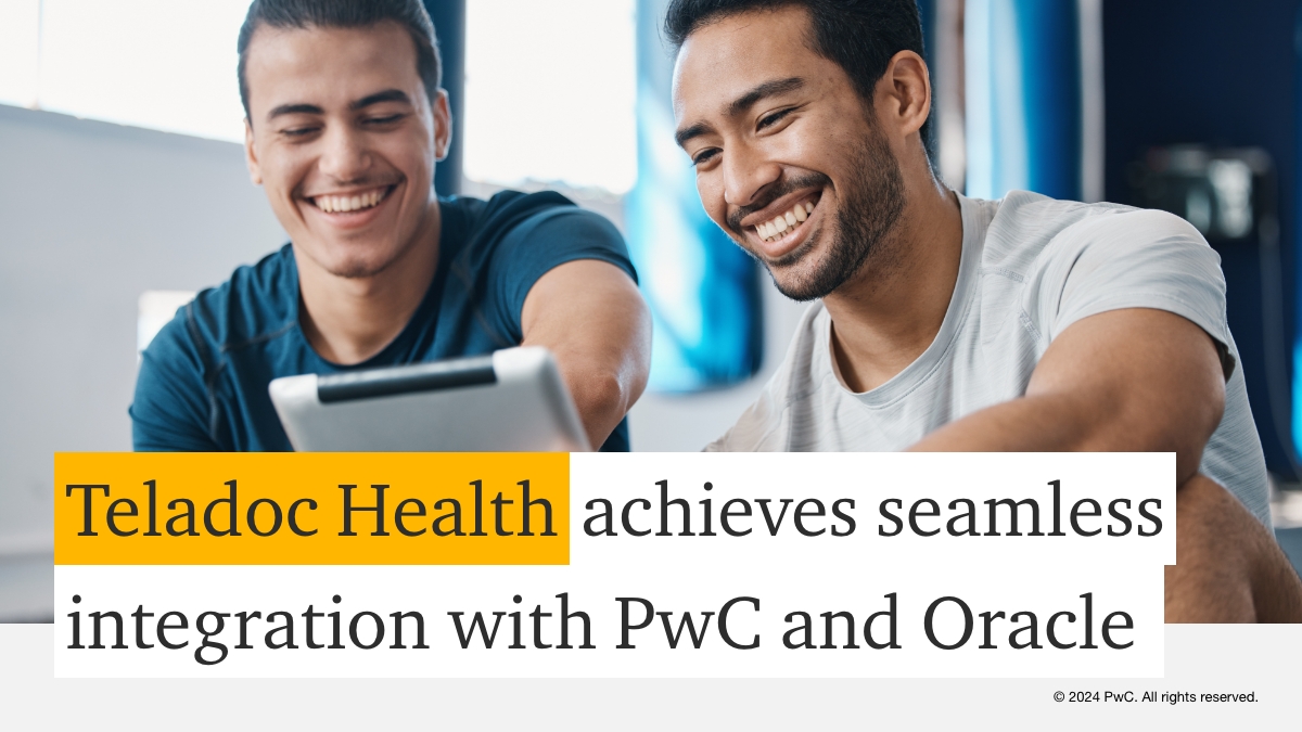 SanjeevKAgrawal's tweet image. It is a privilege to continue to serve Teladoc in their ongoing transformation!

Read our case study to learn how Teladoc Health transformed their global healthcare operations with a unified ERP platform. pwc.to/47yMBGt #PwCOracle