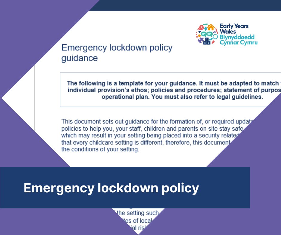 𝐄𝐚𝐫𝐥𝐲 𝐘𝐞𝐚𝐫𝐬 𝐖𝐚𝐥𝐞𝐬 𝐫𝐞𝐥𝐞𝐚𝐬𝐞𝐬 𝐅𝐑𝐄𝐄 𝐞𝐦𝐞𝐫𝐠𝐞𝐧𝐜𝐲 𝐥𝐨𝐜𝐤𝐝𝐨𝐰𝐧 𝐠𝐮𝐢𝐝𝐚𝐧𝐜𝐞 𝐭𝐨 𝐡𝐞𝐥𝐩 𝐬𝐞𝐭𝐭𝐢𝐧𝐠𝐬 𝐤𝐞𝐞𝐩 𝐬𝐚𝐟𝐞.
earlyyears.wales/en/news/early-…

#𝐈𝐂𝐘𝐌𝐈 You can catch up with our Lunch &amp; Learn session here: vimeo.com/1010994182/a86…