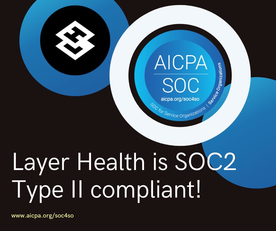 Layer Health is SOC2 Type II compliant! 🔐 Our team has been working toward this goal for over a year, and this attestation coincides with a surge in our commercial growth. We've built our ML and LLM stack with data security, auditability, and privacy top of mind.