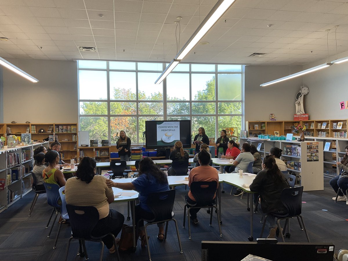 Mrs. Vargas (@kahn_library) on Twitter photo First Coffee with the Principal today was a hit! Loved the turnout and seeing parents leave informed and ready to help. The library is truly a community hub. Cheers to a great school year! ☕️ <a href="/KahnElementary/">L. W. Kahn Elementary</a> <a href="/DISD_Libraries/">Dallas ISD Libraries</a> First Coffee with the Principal today was a hit! Loved the turnout and seeing parents leave informed and ready to help. The library is truly a community hub. Cheers to a great school year! ☕️ <a href="/KahnElementary/">L. W. Kahn Elementary</a> <a href="/DISD_Libraries/">Dallas ISD Libraries</a>