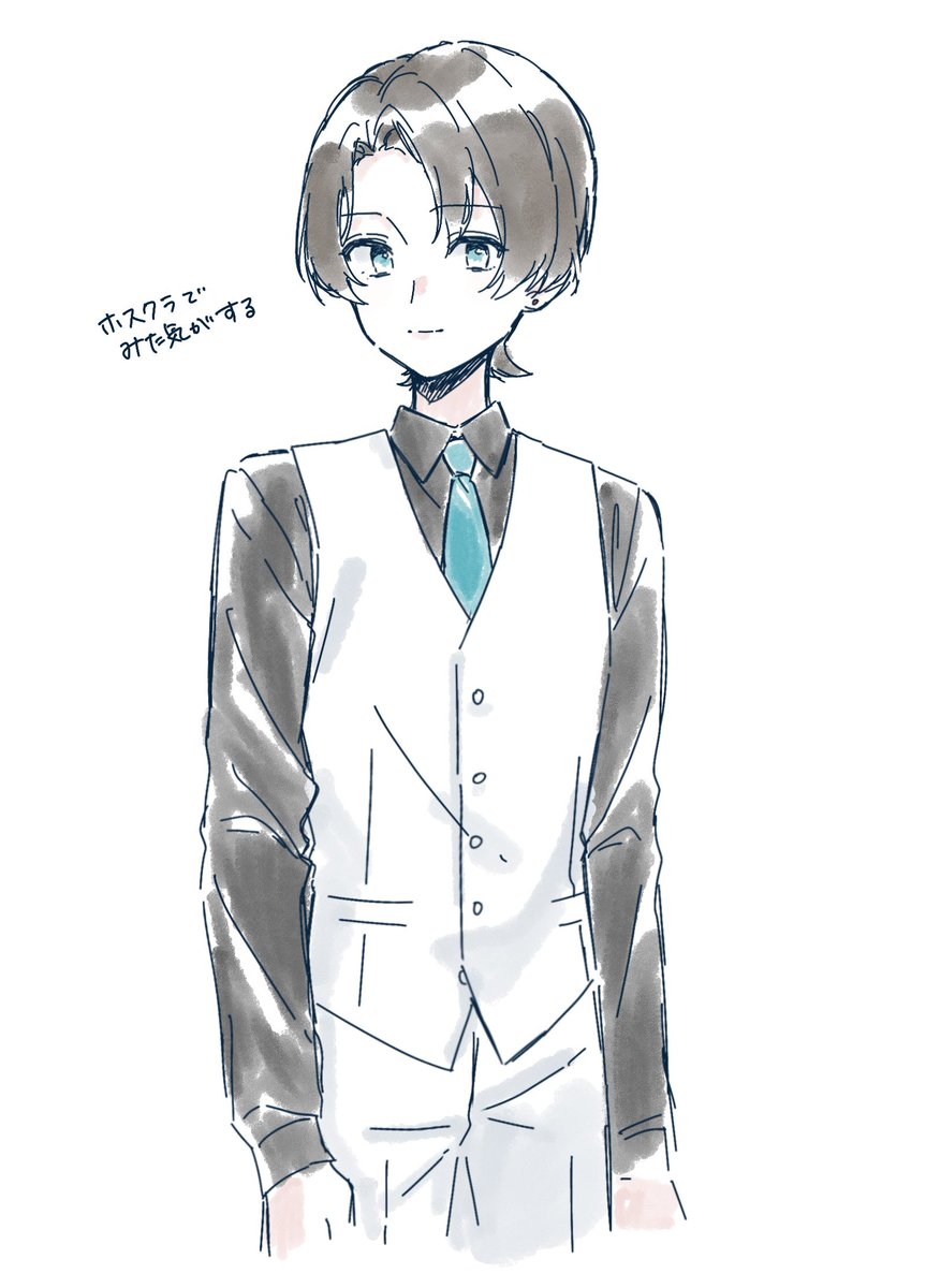 khno_865_'s tweet photo. ベスト着るんだったら白がいいなとか。。
アノあの、サイド分けが1番好きなのでしんだ審神者ここに。 https://t.co/si9uH7B2Pj