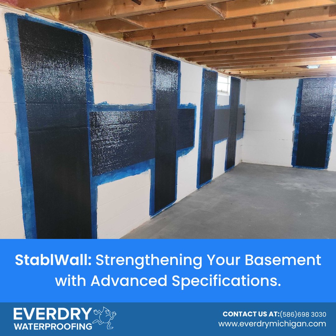 EverdryMichigan's tweet image. Understand the technical details of StablWall and how it strengthens your basement walls against pressure. Get to know the specifications. 
📐🏡 

everdrymichigan.com/stablwall-tech…  

#BasementWalls #HomeStrength #TechnicalSpecs