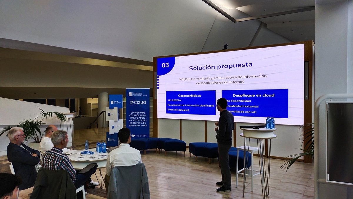 OSL - CIXUG (@oslcixug) on Twitter photo Continuamos coa presentación do TFM de Manuel Alonso Carracedo <a href="/eseiuvigo/">ESEI UVigo</a> <a href="/uvigo/">Universidade de Vigo</a> <a href="/amtega/">Axencia para Modernización Tecnolóxica de Galicia</a> <a href="/gpul_/">GPUL</a> Continuamos coa presentación do TFM de Manuel Alonso Carracedo <a href="/eseiuvigo/">ESEI UVigo</a> <a href="/uvigo/">Universidade de Vigo</a> <a href="/amtega/">Axencia para Modernización Tecnolóxica de Galicia</a> <a href="/gpul_/">GPUL</a>