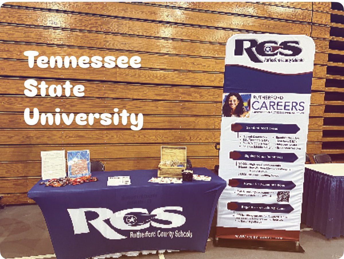 RCS Jobs (@rcs_jobs) on Twitter photo We are going retro today! Last career fair with the retired logo. ๐ Excited to meet with <a href="/TSUedu/">Tennessee State University</a> students today ๐จ๐ฝโ๐ซ๐ฉ๐ปโ๐ซ๐ง๐ผโ๐ซ and find <a href="/rucoschools/">Rutherford County Schools</a> some rockstar ๐ teachers!! We are going retro today! Last career fair with the retired logo. ๐ Excited to meet with <a href="/TSUedu/">Tennessee State University</a> students today ๐จ๐ฝโ๐ซ๐ฉ๐ปโ๐ซ๐ง๐ผโ๐ซ and find <a href="/rucoschools/">Rutherford County Schools</a> some rockstar ๐ teachers!!