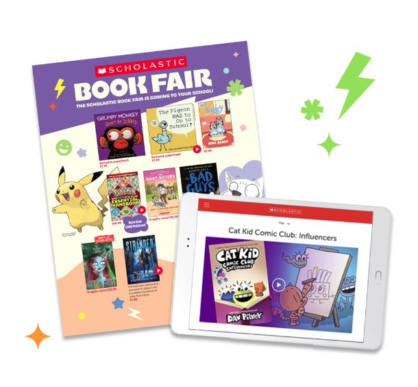 It's almost Book Fair time! Shopping begins Monday, 9/30/24 and continues through Friday, 10/4/24! 
Visit our school's book fair page to get the latest Book Fair news, shop our Online Fair, and more!  bookfairs.scholastic.com/bf/fjh