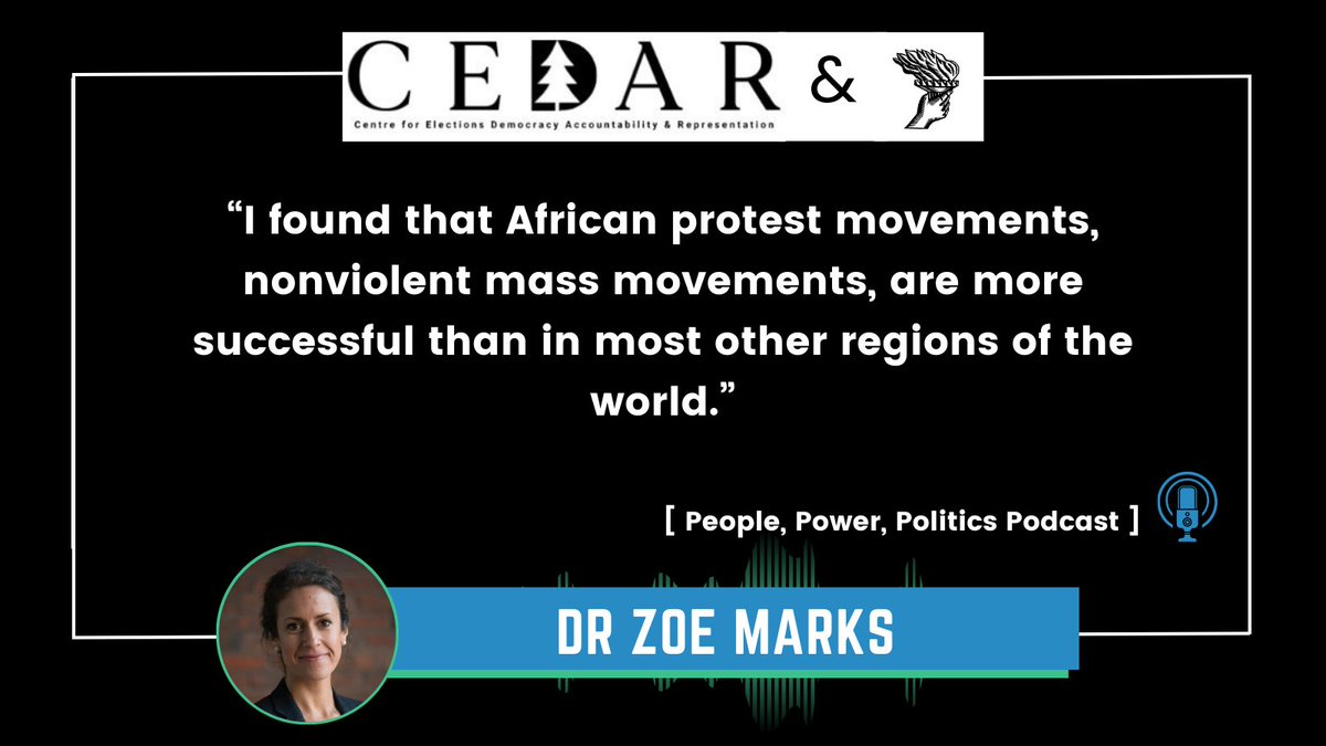 Why Almost Everything You Think about Protests in Africa is Wrong

An eye-opening discussion with <a href="/z_marks/">Zoe Marks</a> 

The first of the exciting new collaboration between <a href="/CEDAR_Bham/">CEDAR</a> and <a href="/JoDemocracy/">Journal of Democracy</a> 

Listen today!

newbooksnetwork.com/why-almost-eve…