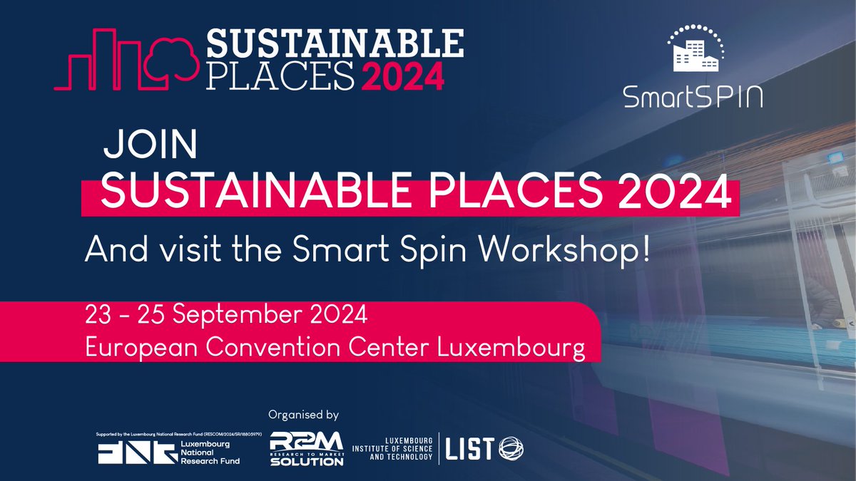 Sustainable Places Conference (@sustainplaces) on Twitter photo <a href="/SmartSPIN_/">SmartSPIN</a> developed #gamification tools for #energy savings
Join the workshop "Smart Energy Services in the Commercial Rented Sector - SmartSPIN Final Project Event" to know more!
📆25 Sep 09h
🔗sustainableplaces.eu/sp2024/smart-e…
SP is organised by <a href="/R2MSolution/">R2M Solution</a> <a href="/LIST_Luxembourg/">LIST Luxembourg Institute of Science & Technology</a> <a href="/SmartSPIN_/">SmartSPIN</a> developed #gamification tools for #energy savings
Join the workshop "Smart Energy Services in the Commercial Rented Sector - SmartSPIN Final Project Event" to know more!
📆25 Sep 09h
🔗sustainableplaces.eu/sp2024/smart-e…
SP is organised by <a href="/R2MSolution/">R2M Solution</a> <a href="/LIST_Luxembourg/">LIST Luxembourg Institute of Science & Technology</a>