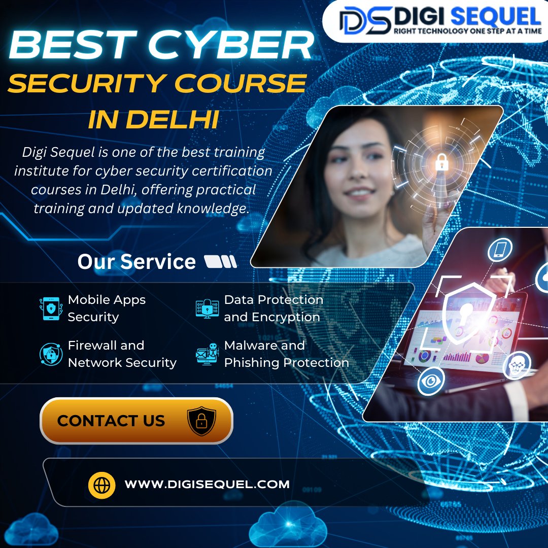 DigiSequel's tweet image. Digi Sequel is one of the best training institute for cyber security certification courses in Delhi, offering practical training and updated knowledge. 
resume building​.
#cybersecurity #cybersecuritycourses #cybersecuritycoursesonline 
Our Website - digisequel.com