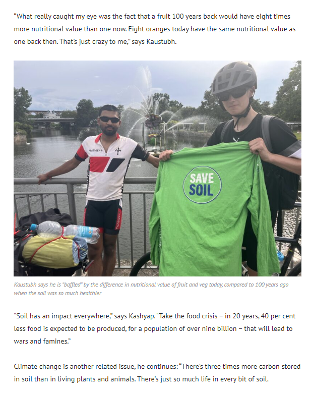 nanowellbeing's tweet photo. In this article by @UrsMBB of @bristol247, Kashyap, Kaustubh and Connor, from #Bristol, explain why they cycled over 1,000km from Calais to Munich for #SoilHealth and describe some of the adventures they had along the way:
https://t.co/boDni2XZaN

#SaveSoil #bikelife @cpsavesoil https://t.co/dTc0QZvABw