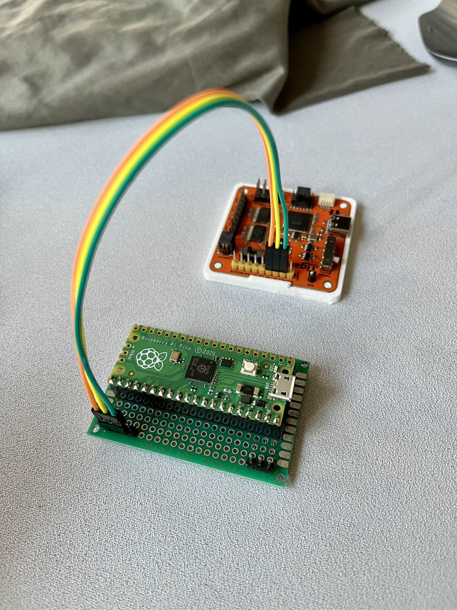 unixb0y's tweet image. UART and GND pins on Pico perfectly line up with the pins on #tigard - coincidence or not? 😉 #glitching / #emfi fun as always...!