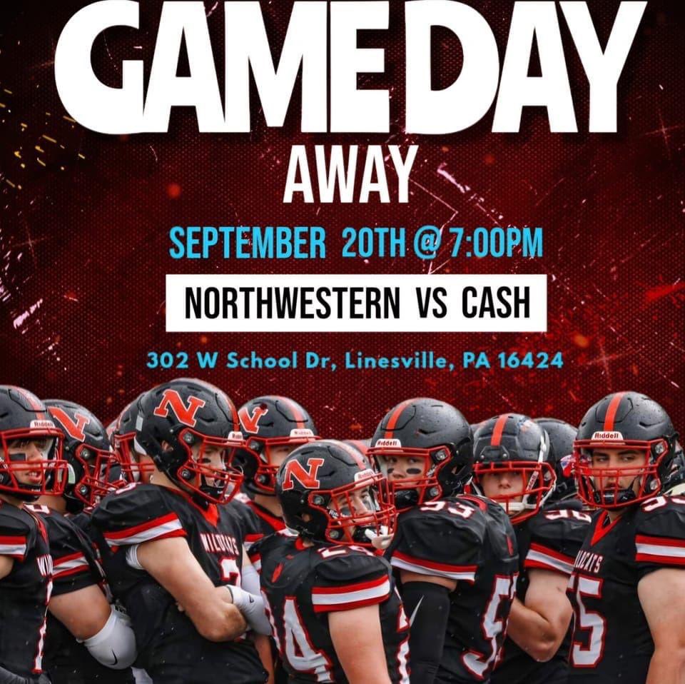 It’s that time again. Come out to Linesville and support your fellow cats as they take on Cash. Theme is whiteout! #Gocats #Bethereorbesquare