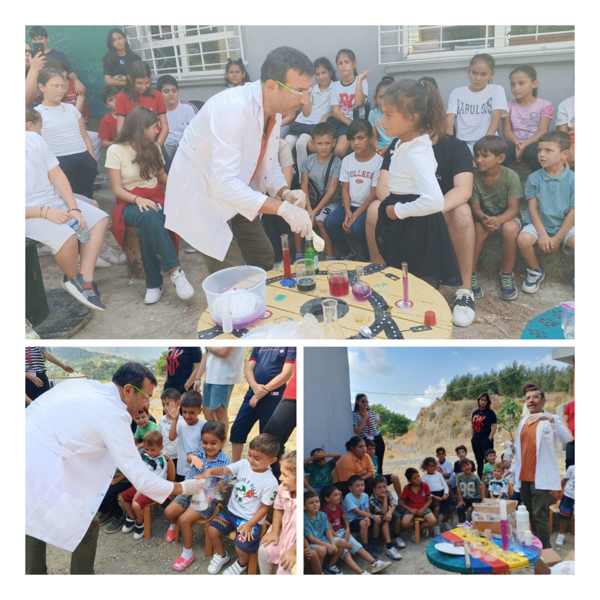 "Biz de Farkındayız Kulübü"olarak Sosyal Sorumluluk Projesi kapsamında öğrencilerimizle"Konacık Kışlaçayı İlkokulu'nu" ziyaret ederek bilim,sanat ve tasarım alanlarında etkinlikler yaparak keyifli zaman geçirdik
<a href="/bahcesehir_k12/">Bahçeşehir Koleji</a> <a href="/ArsuzEgitim/">Arsuz İlçe Milli Eğitim Müdürlüğü</a> <a href="/AhmetYanmaz/">Ahmet Yanmaz</a> <a href="/ucannmustafa/">Mustafa UÇAN (Tarih Öğrt)</a> <a href="/fuatcicek15/">Fuat Çiçek</a>