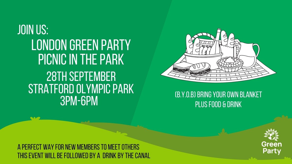 Join us for a social in Stratford Olympic Park.
We'll meet under the London 2012 Olympic Rings from 3PM to 6PM for a picnic. 
Sign up here: actionnetwork.org/events/london-…