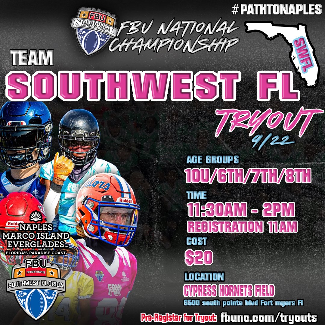 🌟 IT’S CHAMP SEASON 🏆

FBUNC 2024 is here, and tryouts are happening across the country THIS WEEKEND! 

Are you ready to find YOUR team and make the squad? 🔥👇 
Join Here: fbunc.com/tryouts/

WHO WILL BE CROWNED CHAMPIONS?

#FBUNC #paradisecoasts #pathtonaples