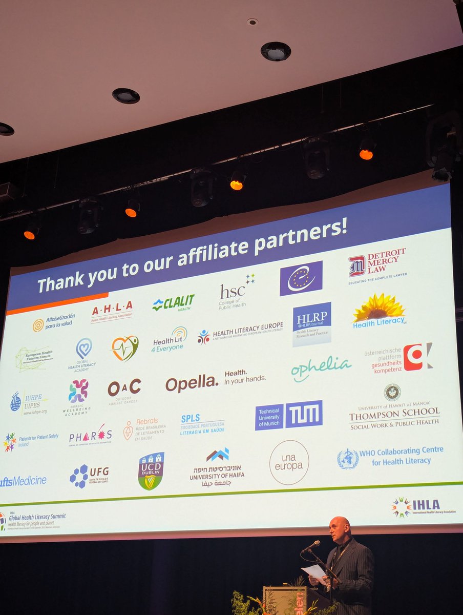 Thank you to our program committee, organizers, partners, sponsors, affiliate partners and conference team to make this event happen! 

#ihlasummit2024 #healthliteracy