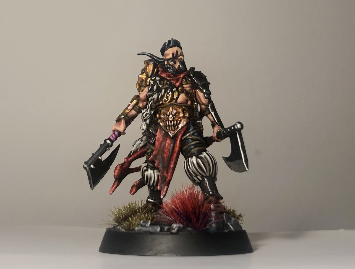 Paprinas's tweet photo. @SpensPainting I’m Robert and i paint mainly AoS stuff plus some 40k and scenery 🤗 https://t.co/UoFFyexyJz