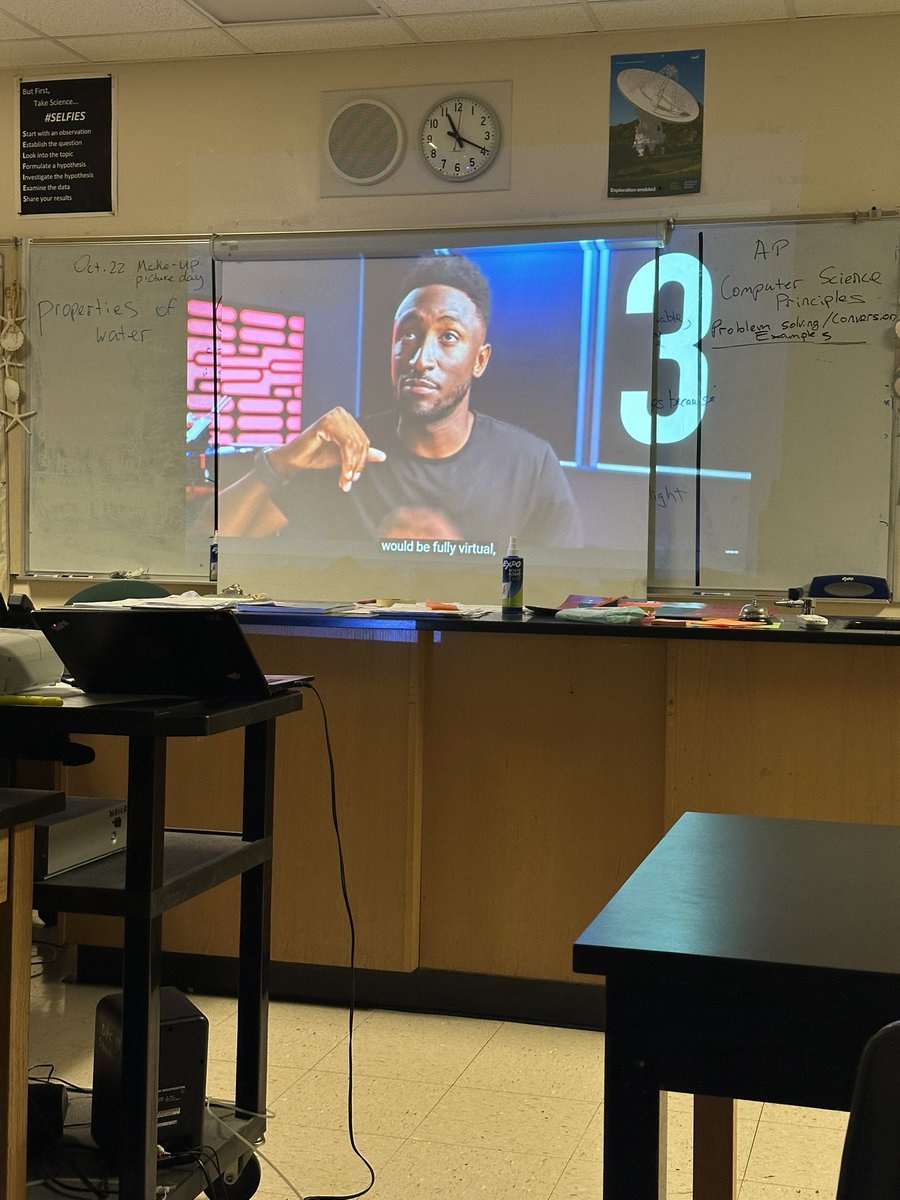 My teacher showing a mkbhd video bru 😭