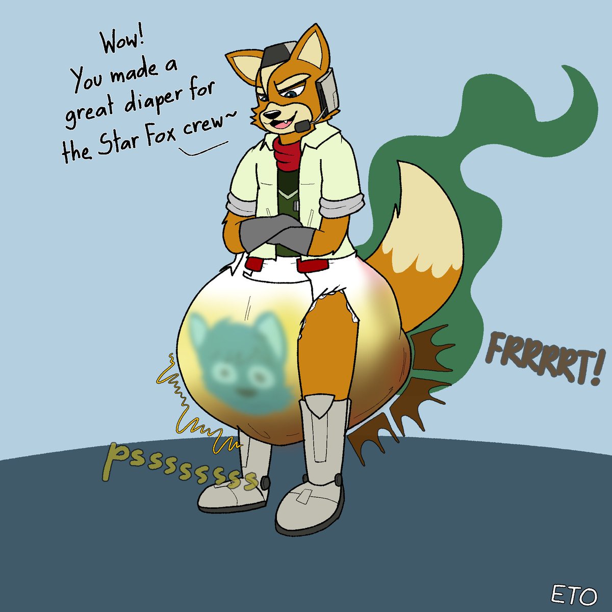 smolfox77's tweet photo. Whoa!! Looks like you’re a vital asset to the Star Fox team being Fox’s new diaper~

New Diaper TF YCH! Offering a simple style of YCH face on Fox’s diaper!

$15 each (20 if you want both versions)!

#diaperfur #pamptf #diapertf #ych #abdl

Interested? Send me a DM/comment! https://t.co/d9LRCd2XX7