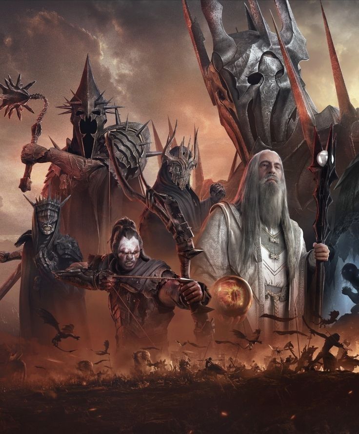 JamieVoorhees6's tweet image. #LOTR #Mordor #Isengard #DolGûldur #MinasMorgûl #Sauron #WitchKingOfAngmar #Khamûl #Saruman #Ûrûks #Orcs #Nazgûl Ash nazg durbatulûk, ash nazg gimbatul, ash nazg thrakatulûk agh burzum-ishi krimpatul. 💍