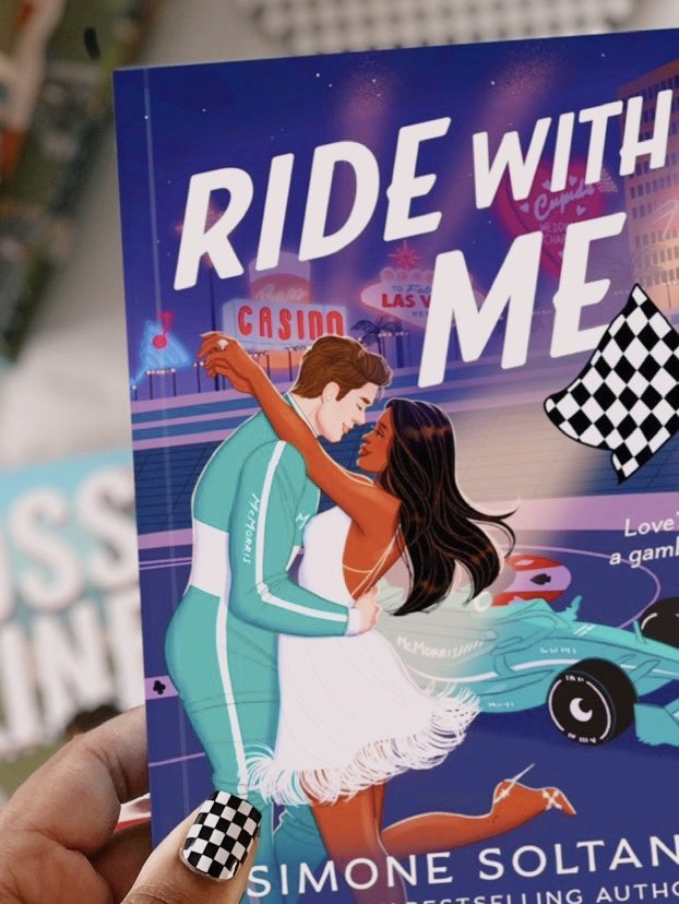 Mahbuba📖🇬🇧🍉 (@bilkandbooks) on Twitter photo Ride With Me <a href="/simonesoltani/">simone soltani</a> COVER REVEAL 💍🏁
🏁 f1 romance
🏎️ marriage of convenience
🧁 bakery owner x f1 driver
💍 married in vegas
👩🏾❤️💋👨🏼 interracial couple
Cover illustration by Leni Kauffman
Available May 22nd in the UK! <a href="/panmacmillan/">Pan Macmillan</a> Ride With Me <a href="/simonesoltani/">simone soltani</a> COVER REVEAL 💍🏁
🏁 f1 romance
🏎️ marriage of convenience
🧁 bakery owner x f1 driver
💍 married in vegas
👩🏾❤️💋👨🏼 interracial couple
Cover illustration by Leni Kauffman
Available May 22nd in the UK! <a href="/panmacmillan/">Pan Macmillan</a>