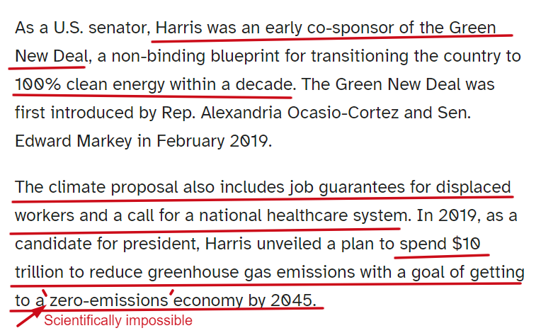 FedupWithSwamp's tweet photo. Kamala is a radical climate scammer who's willing to rape Americans for trillions of dollars to fund something that will not only demolish and bankrupt our country, but is scientifically impossible to achieve. 

#RunSpotRun 

https://t.co/QYP7Iq3Pxw https://t.co/Hk8RsT6JaJ