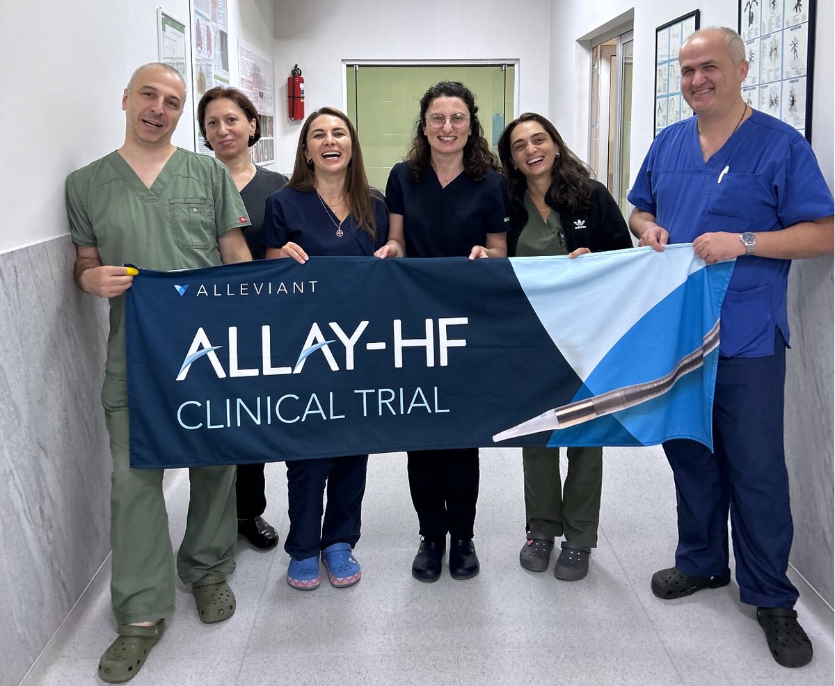 Congratulations to Prof.<a href="/ShaburishviliT/">Tamaz Shaburishvili</a>, Dr. Giorgi Shaishmelashvili, <a href="/TeonaZirakashv1/">Teona Zirakashvili</a>, <a href="/MZhividze1/">Maia Zhividze</a> and the team at the Tbilisi Heart &amp; Vascular Clinic on their recent #ALLAYHF randomizations!

#atrialshunt #HFpEF #heartfailure #structuralheart #interventionalcardiology