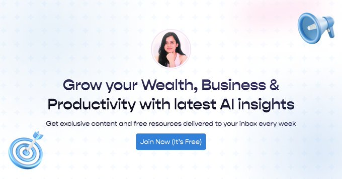heyshrutimishra's tweet photo. My aim is to help as many people as possible use AI to make their daily lives easier and more productive. 

If this resonates with you, give this a Like or Repost so others can benefit too! ♻️

Subscribe for more: https://t.co/totgx6UAwH https://t.co/ta1QdoHqn7