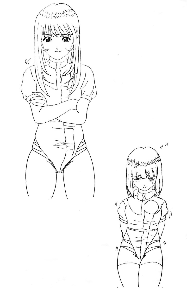 トップをねらえの戦闘服…
描いてて思ったけど
Gガンダムのチボデーギャルズの服に似てね? 