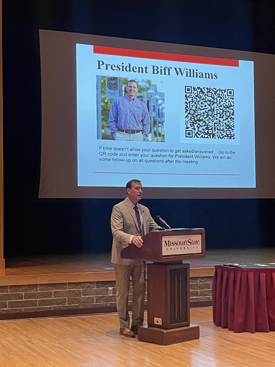 Dee Siscoe (@deesiscoe) on Twitter photo Thank you President Williams for joining the Student Affairs All-Staff Meeting this morning! <a href="/MissouriState/">Missouri State</a> <a href="/msu_studentaffa/">Missouri State University Student Affairs</a> Thank you President Williams for joining the Student Affairs All-Staff Meeting this morning! <a href="/MissouriState/">Missouri State</a> <a href="/msu_studentaffa/">Missouri State University Student Affairs</a>