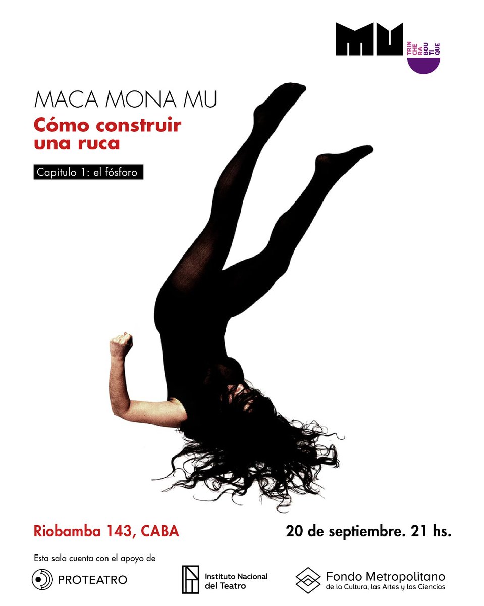 HOY 21HS  comienza "Cómo construir una rucä" Cap. 1
El ciclo que nos abrazará ésta primavera.
En MU Trinchera Boutique

ULTIMOS LUGARES!!!!