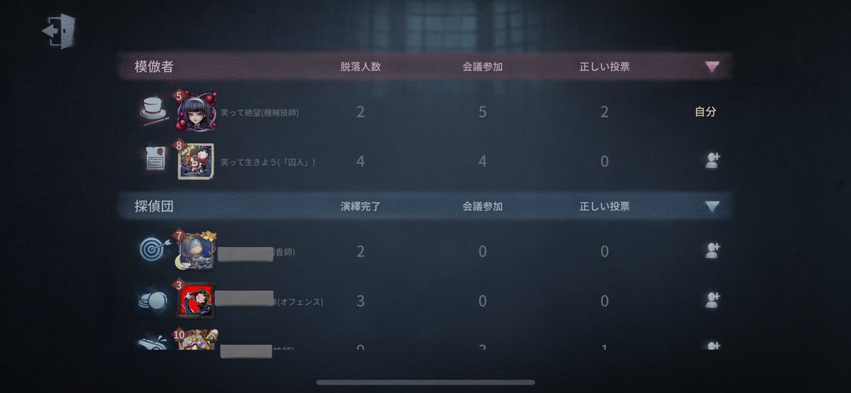 サブ垢同士だけど何十時間かくらいやってやっと神風とダブル人狼きたアツい