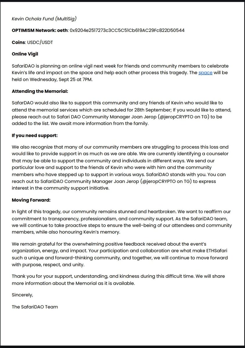 Dear frens,

It is with heavy hearts that we announce the passing of our dear community member, Kevin.Their contributions, warmth, and spirit touched the lives of so many, leaving a lasting impact on all of us. 

Rest in peace, Kevin. You will forever be missed.